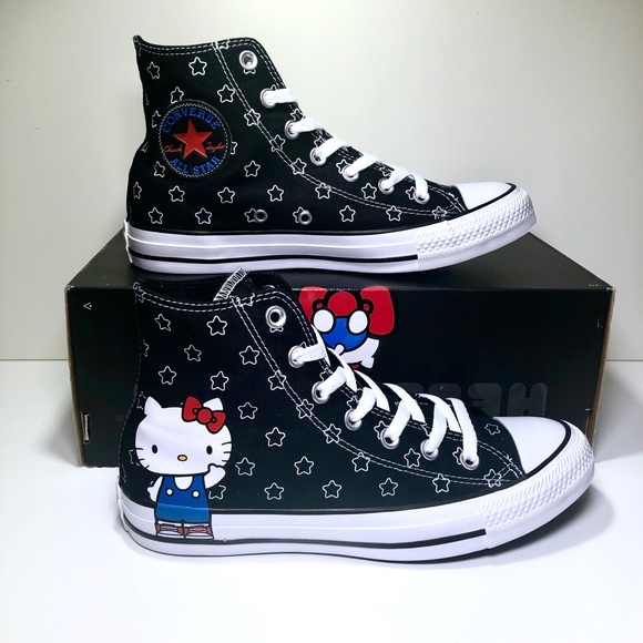 Converse x Hello Kitty Ctas Hi Top Black Director - Picture 2 of 8